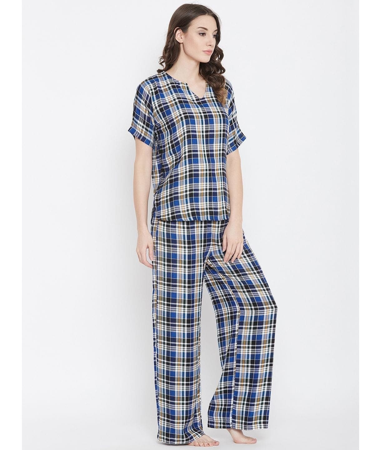 Buy Clt.s Red Checked Night Suits C394 - Night Suits for Women 1772710 |  Myntra